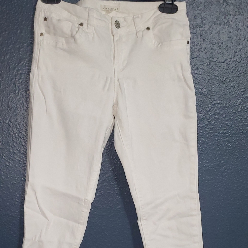 Big girl white jean pants